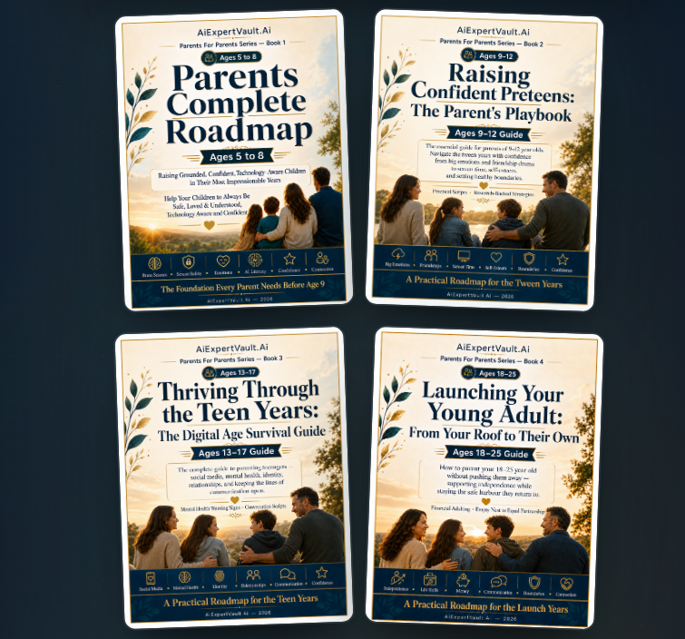 The complete Parents For Parents series: four full-length guides covering ages 5 to 25